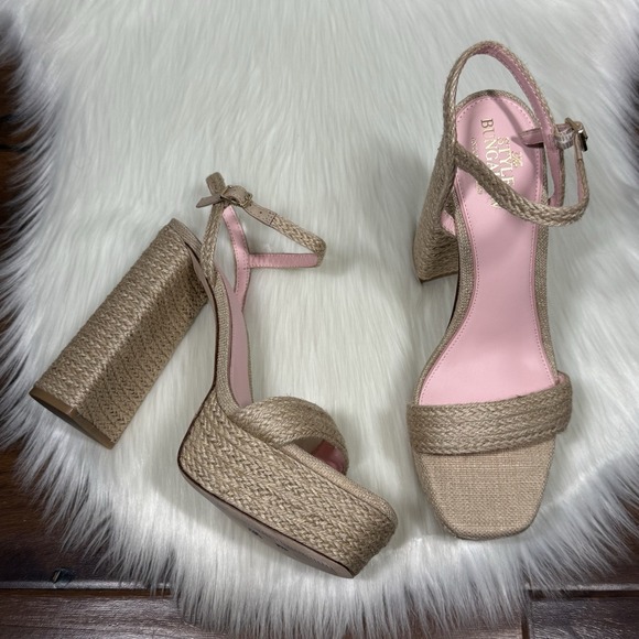 NEW Style Bungalow‎ Antonio Melani Women's Size 11 M Just Jute Platform Sandals - Picture 1 of 13